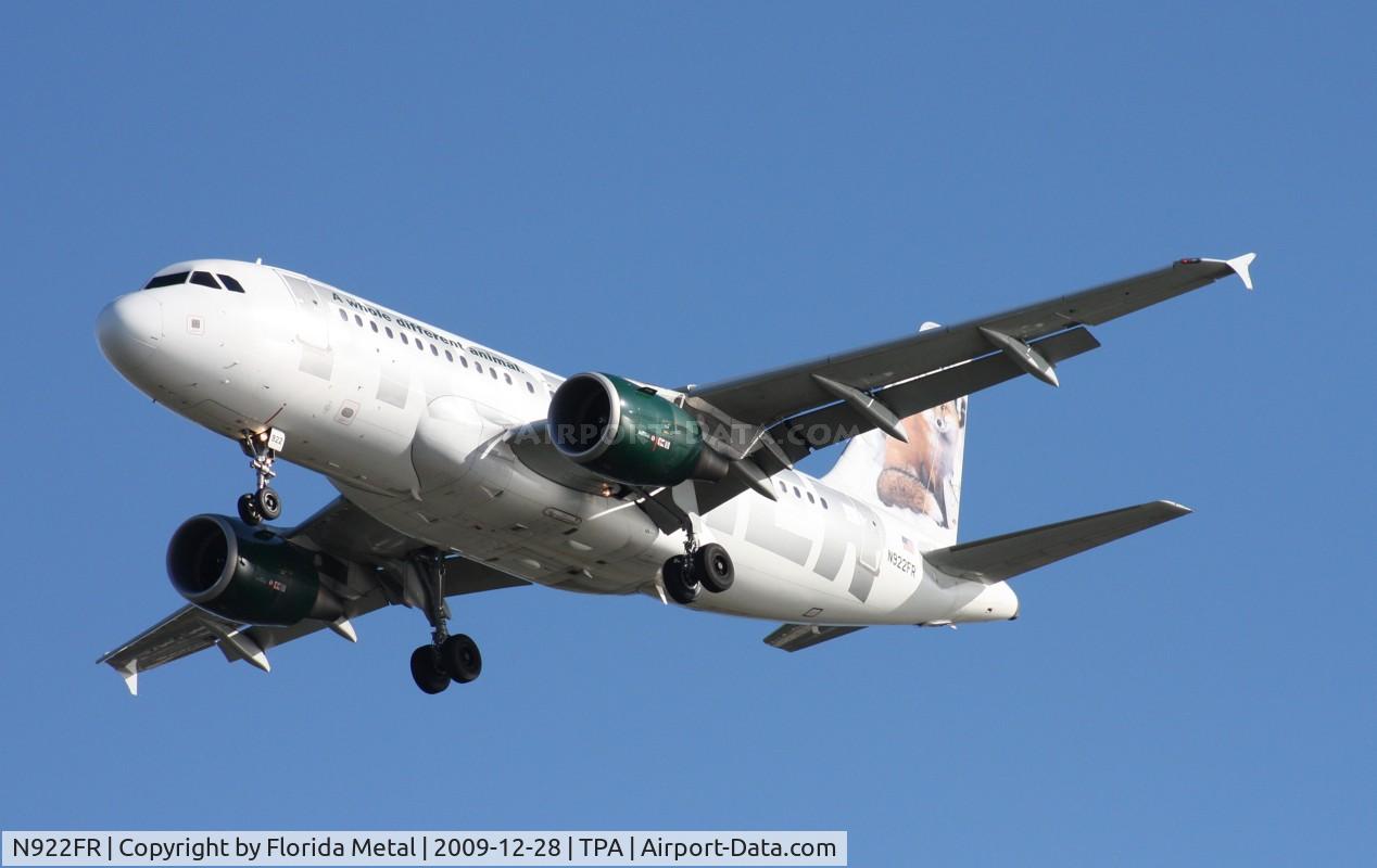 N922FR, 2003 Airbus A319-111 C/N 2012, Frontier's 