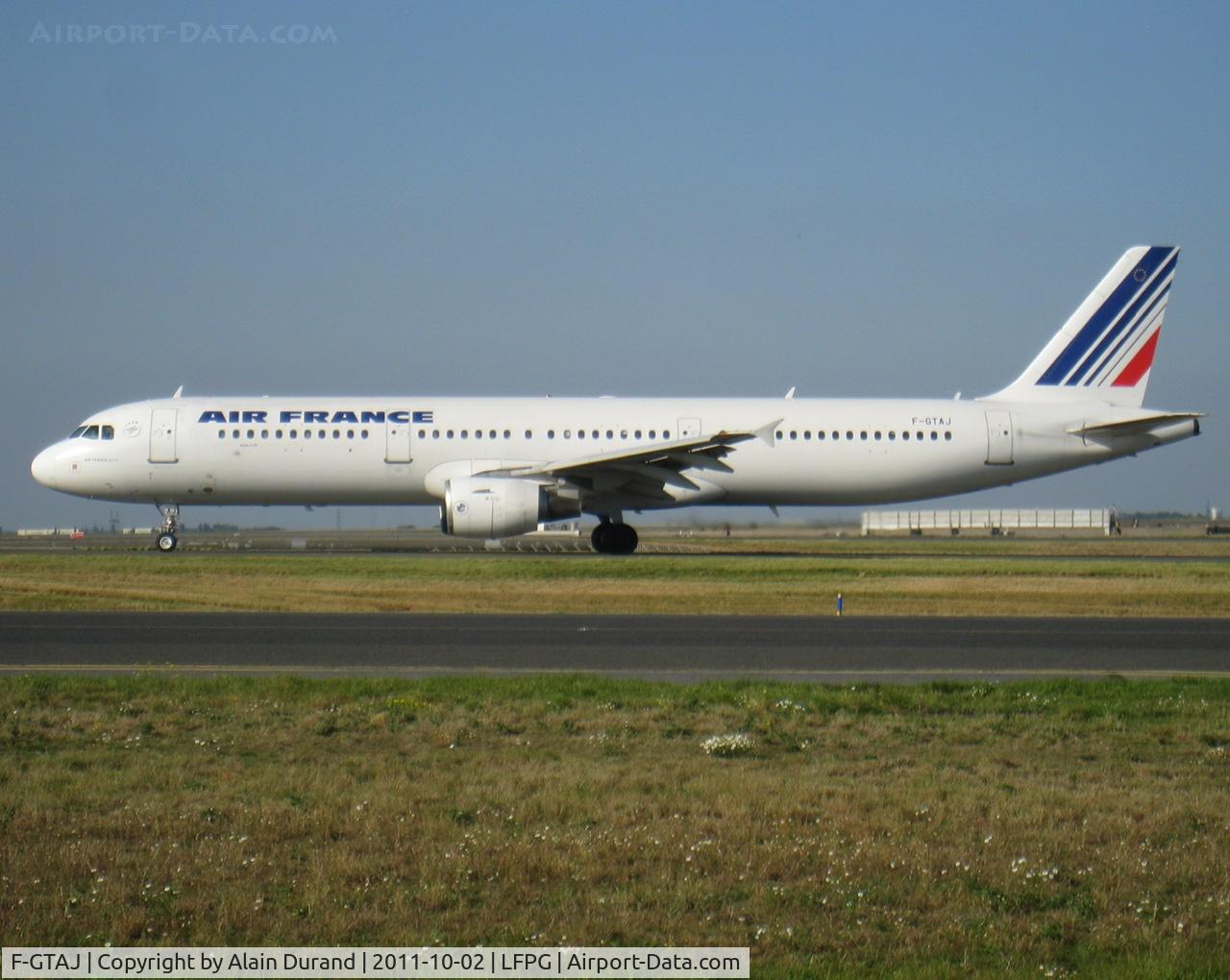 F-GTAJ, 2001 Airbus A321-211 C/N 1476, Alpha-Juliet is one of 24 stretched A321s in AF's fleet inventory