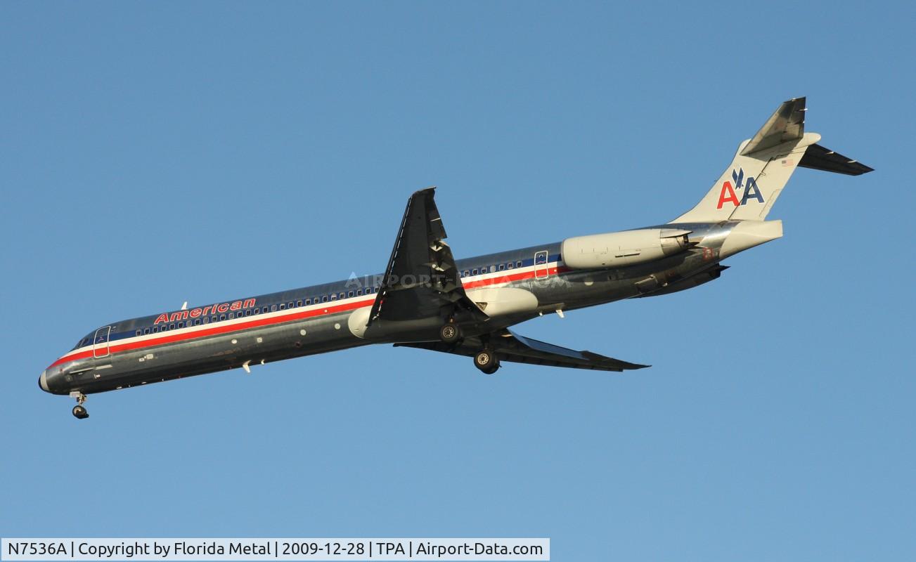 N7536A, 1990 McDonnell Douglas MD-82 (DC-9-82) C/N 49990, American MD-82