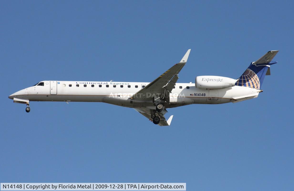 N14148, 2003 Embraer ERJ-145XR (EMB-145XR) C/N 145751, Continental Express E145XR
