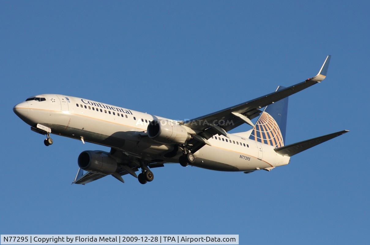 N77295, 2005 Boeing 737-824 C/N 34001, Continental 737