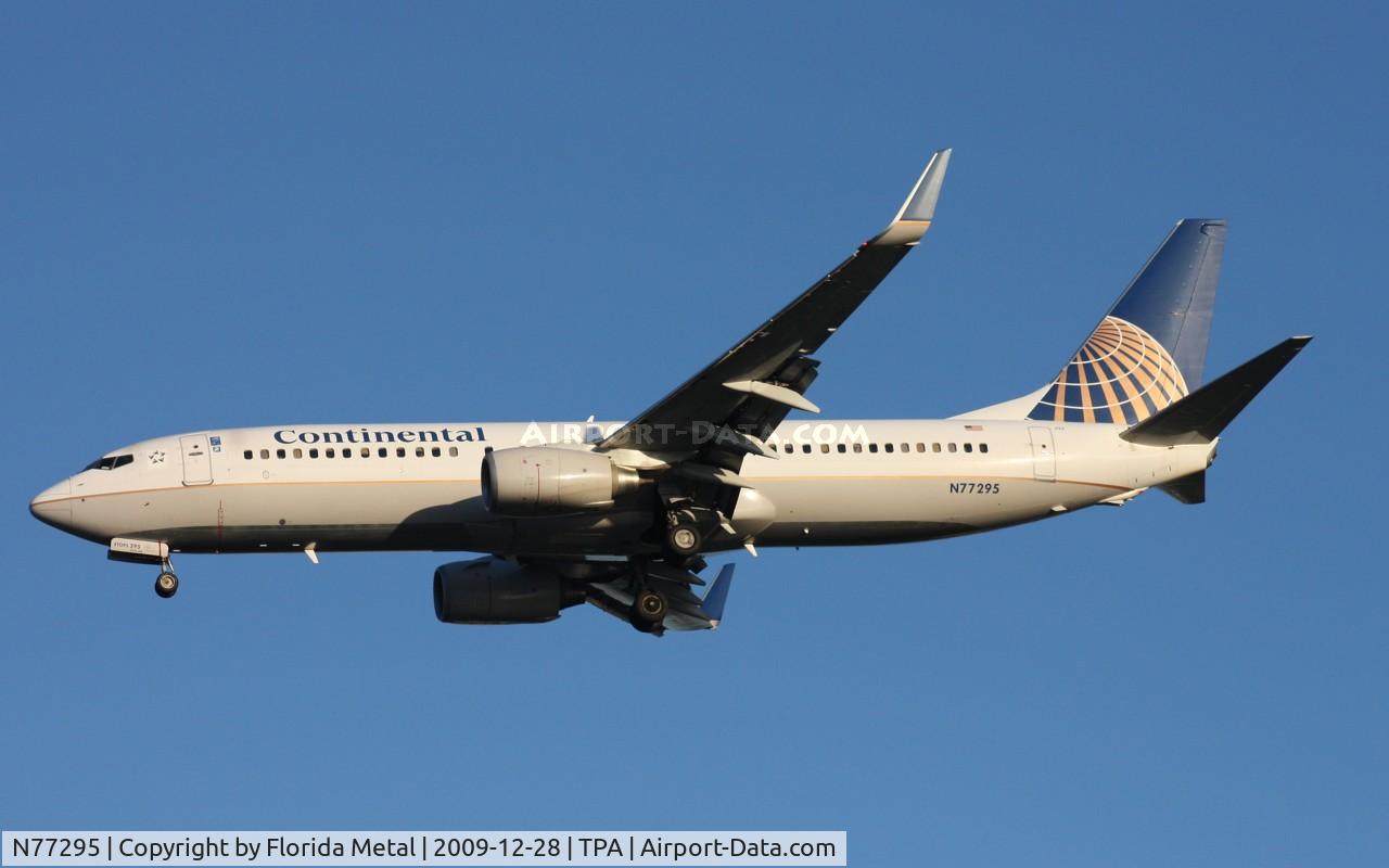 N77295, 2005 Boeing 737-824 C/N 34001, Continental 737