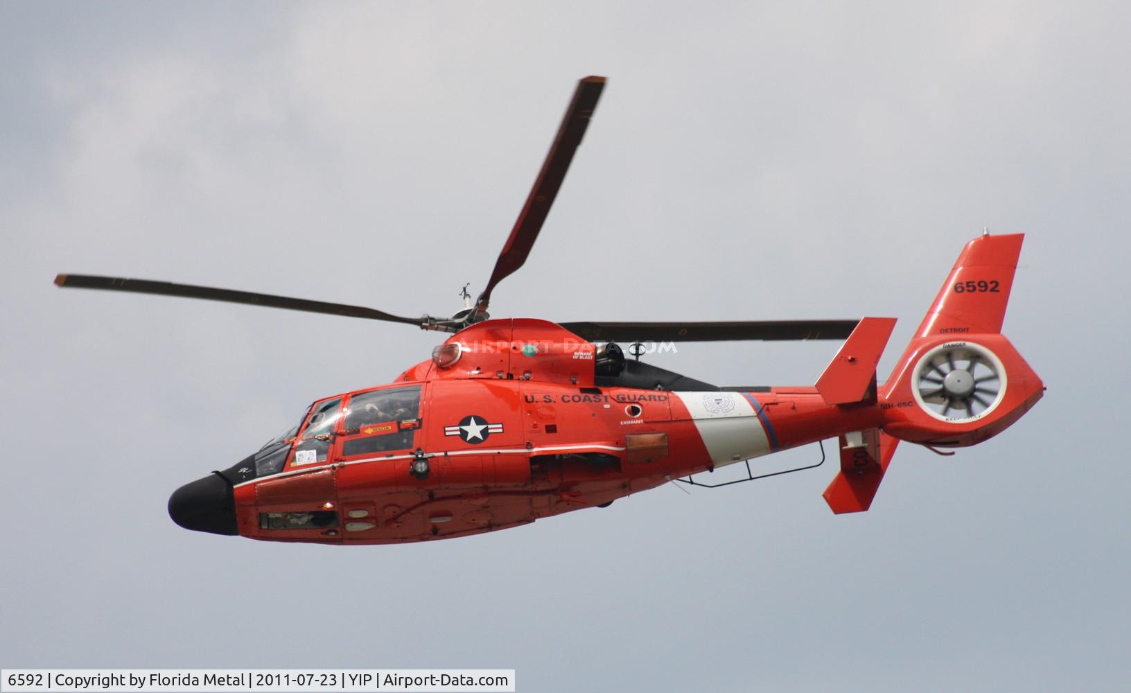 6592, 1985 Aerospatiale MH-65C Dolphin C/N 6293, Detroit based HH-65