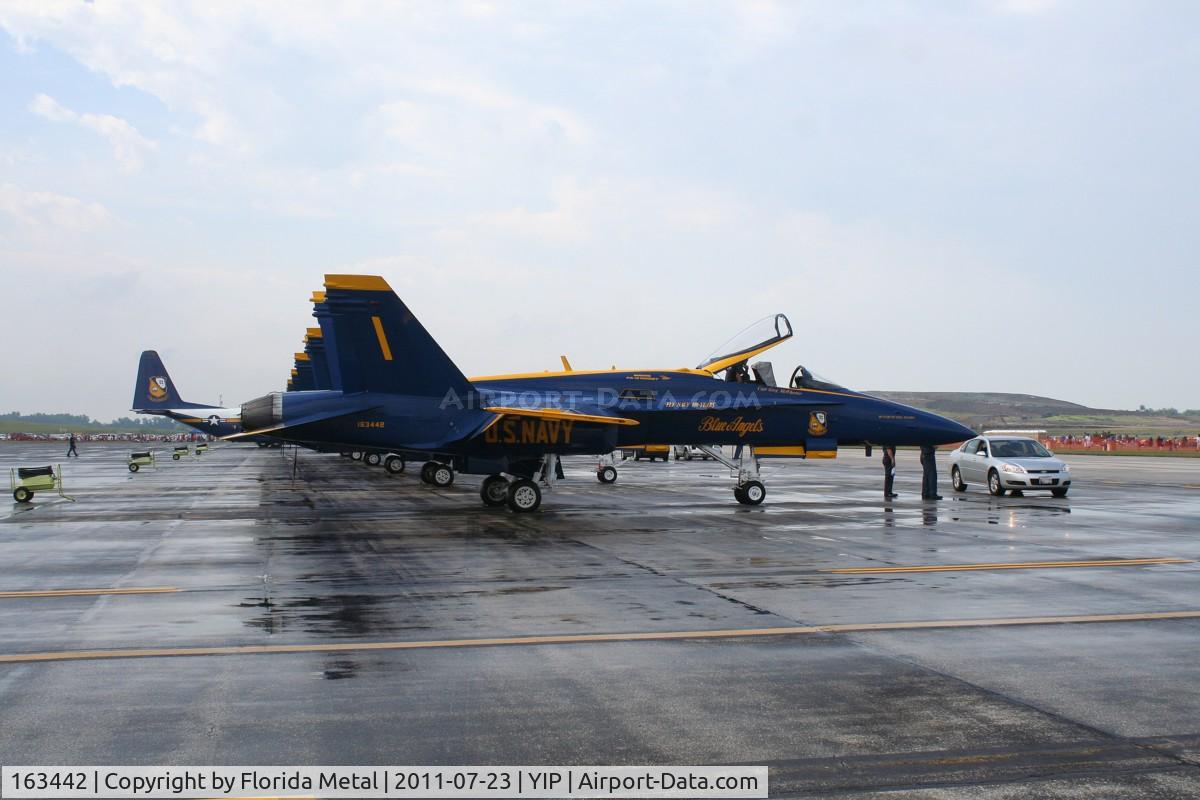 163442, 1987 McDonnell Douglas F/A-18C Hornet C/N 0645/C013, Blue Angels