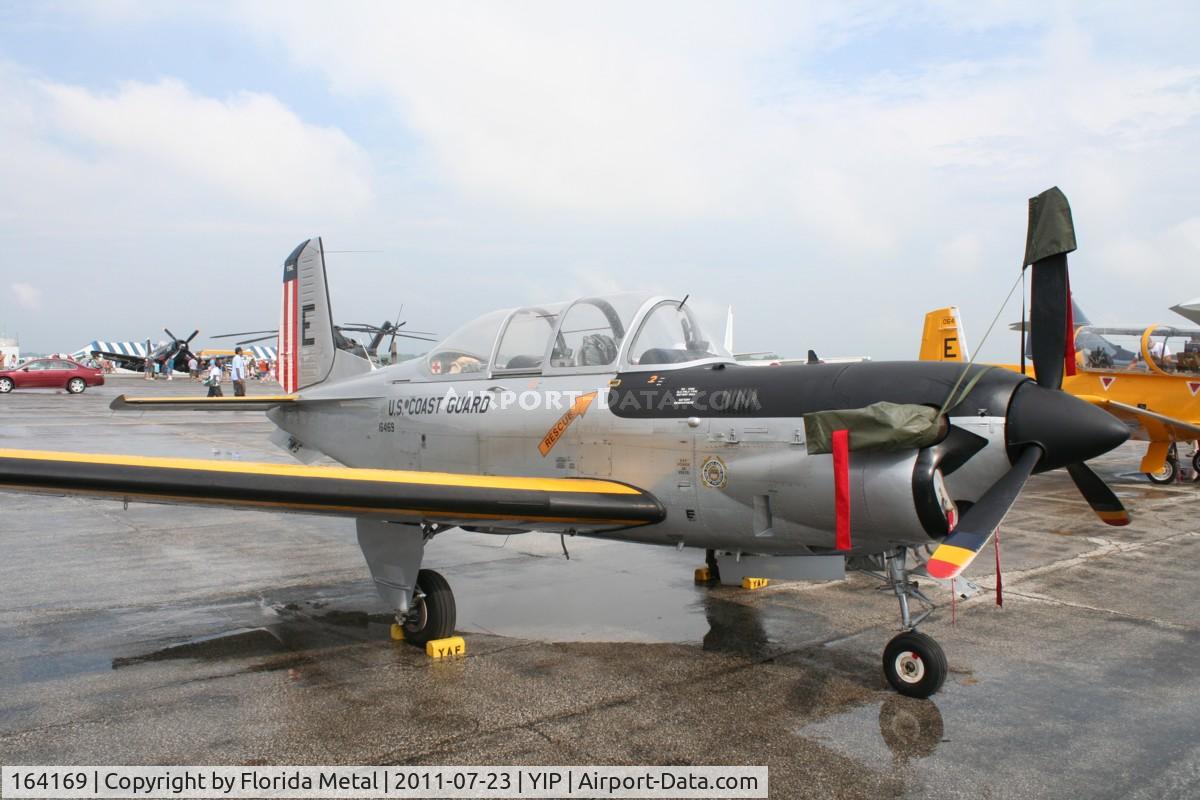 164169, Beech T-34C Turbo Mentor C/N GL-349, Retro Coast Guard colors T-34C