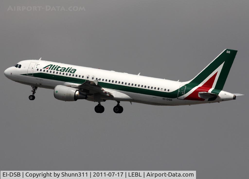EI-DSB, 2006 Airbus A320-216 C/N 2932, Taking off from rwy 25L