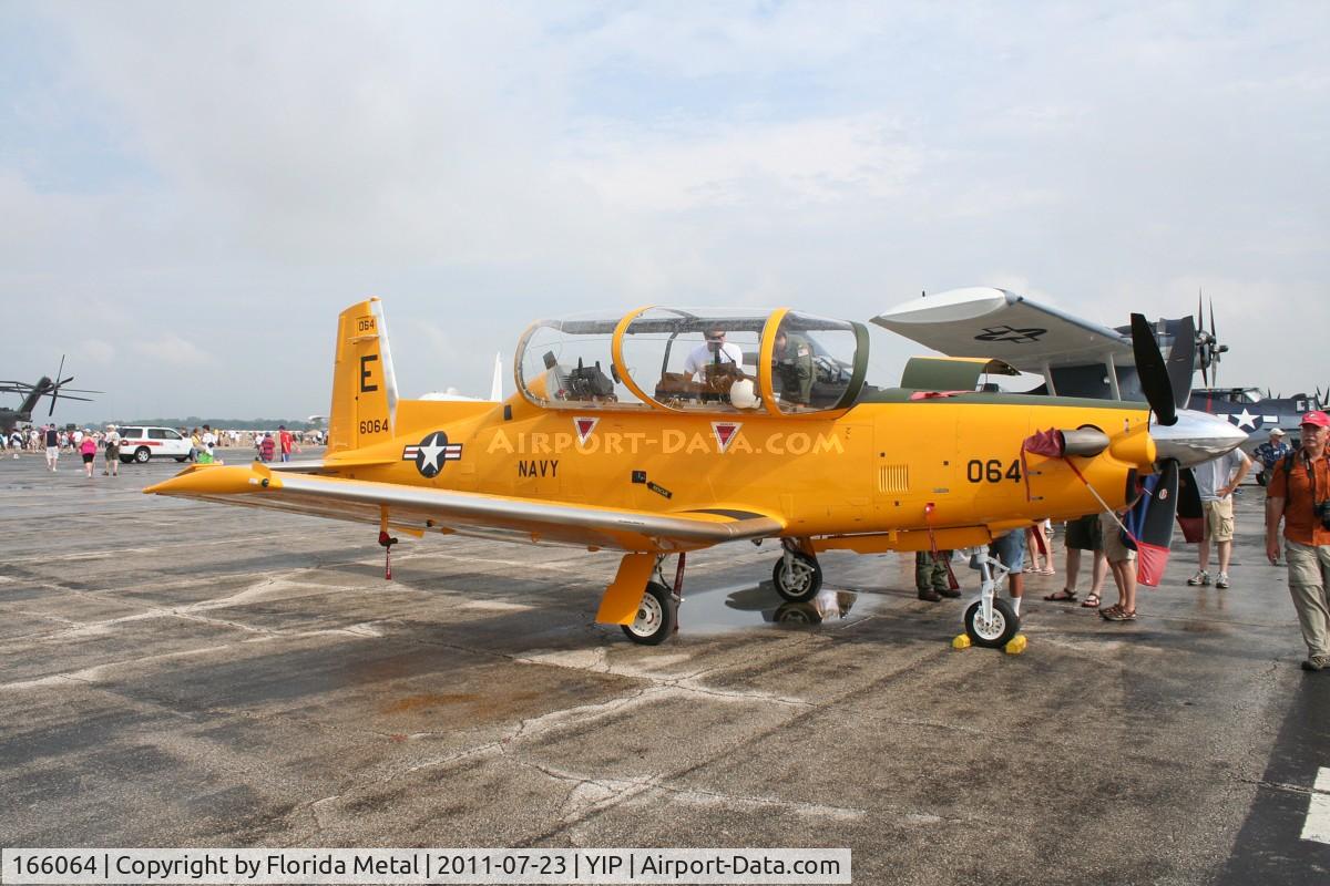 166064, Raytheon T-6B Texan II C/N PN-55, Texan II retro colors