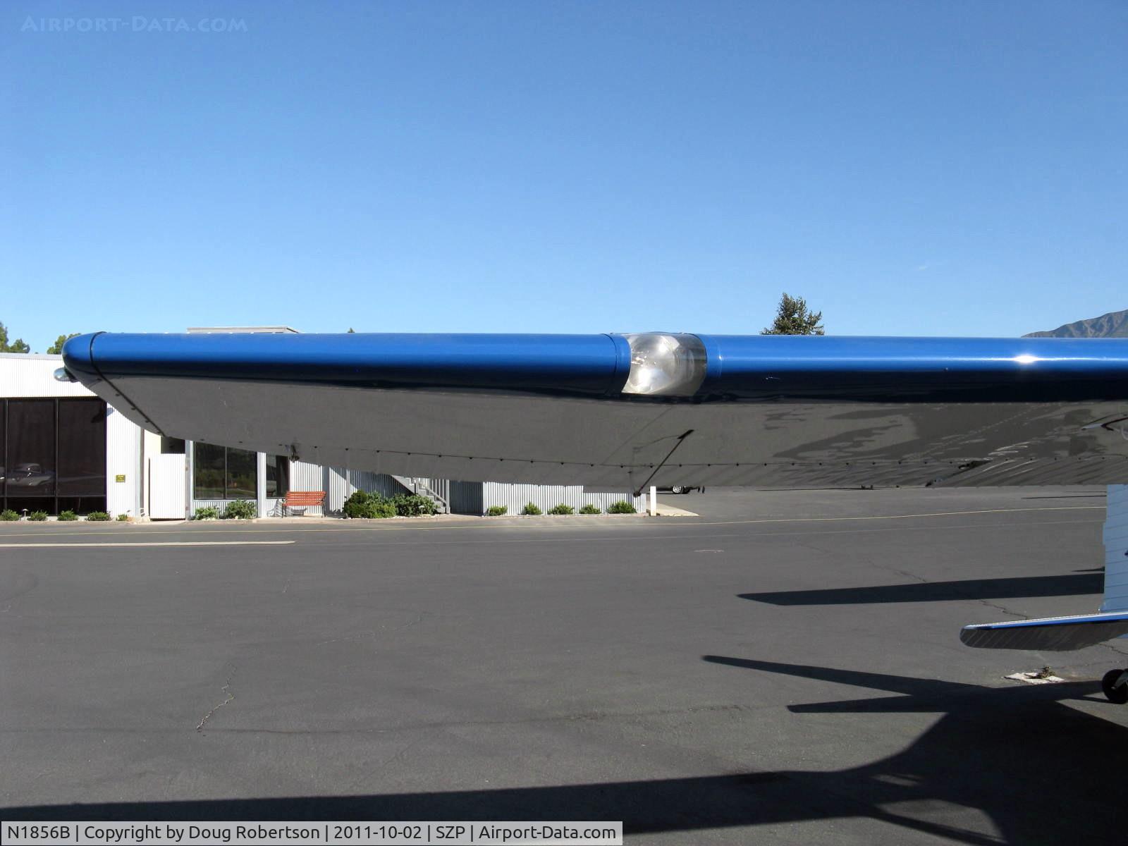 N1856B, Luscombe 8F Silvaire C/N 6283, 1957 Luscombe 8F SILVAIRE, Continental C90 90 Hp, landing light-one each wing