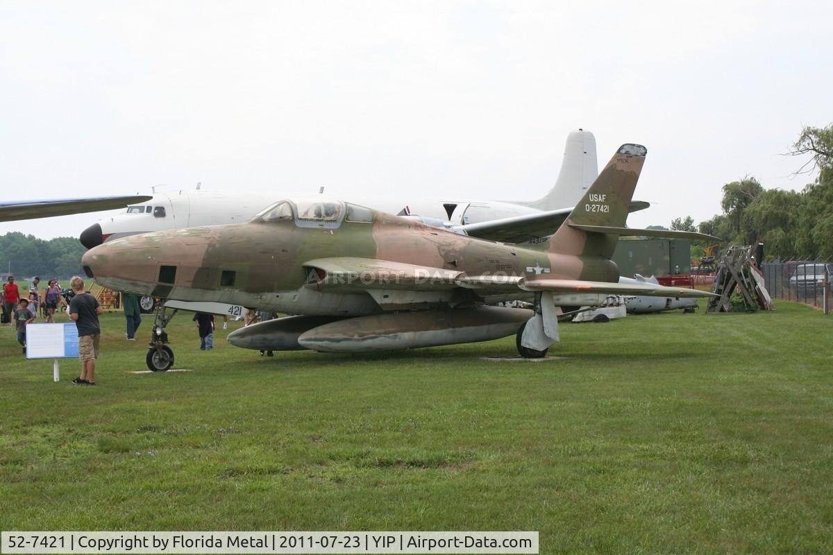 52-7421, 1955 Republic RF-84F Thunderflash C/N 52-7346, RF-84F Thunderflash