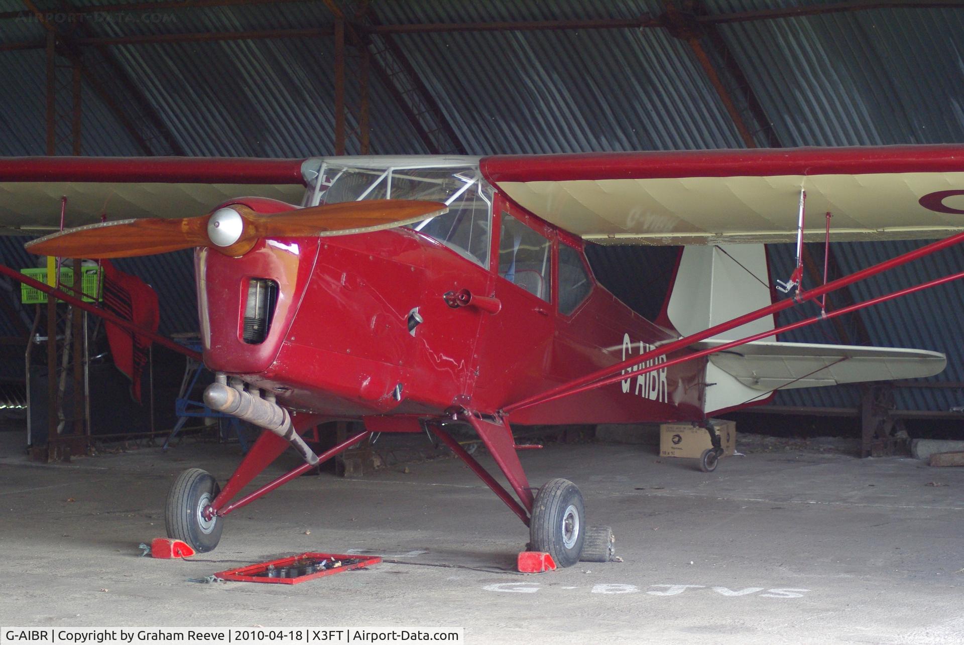 G-AIBR, 1946 Auster J-1N Alpha C/N 2151, Parked in the hanger.
