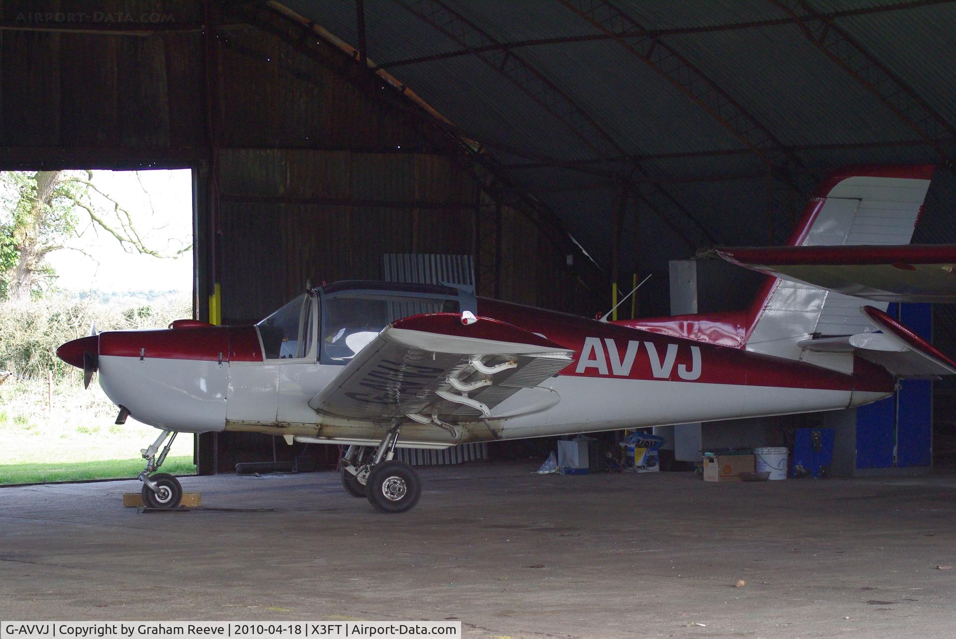 G-AVVJ, 1967 Morane-Saulnier MS.893A Rallye Commodore C/N 10752, In the hanger.