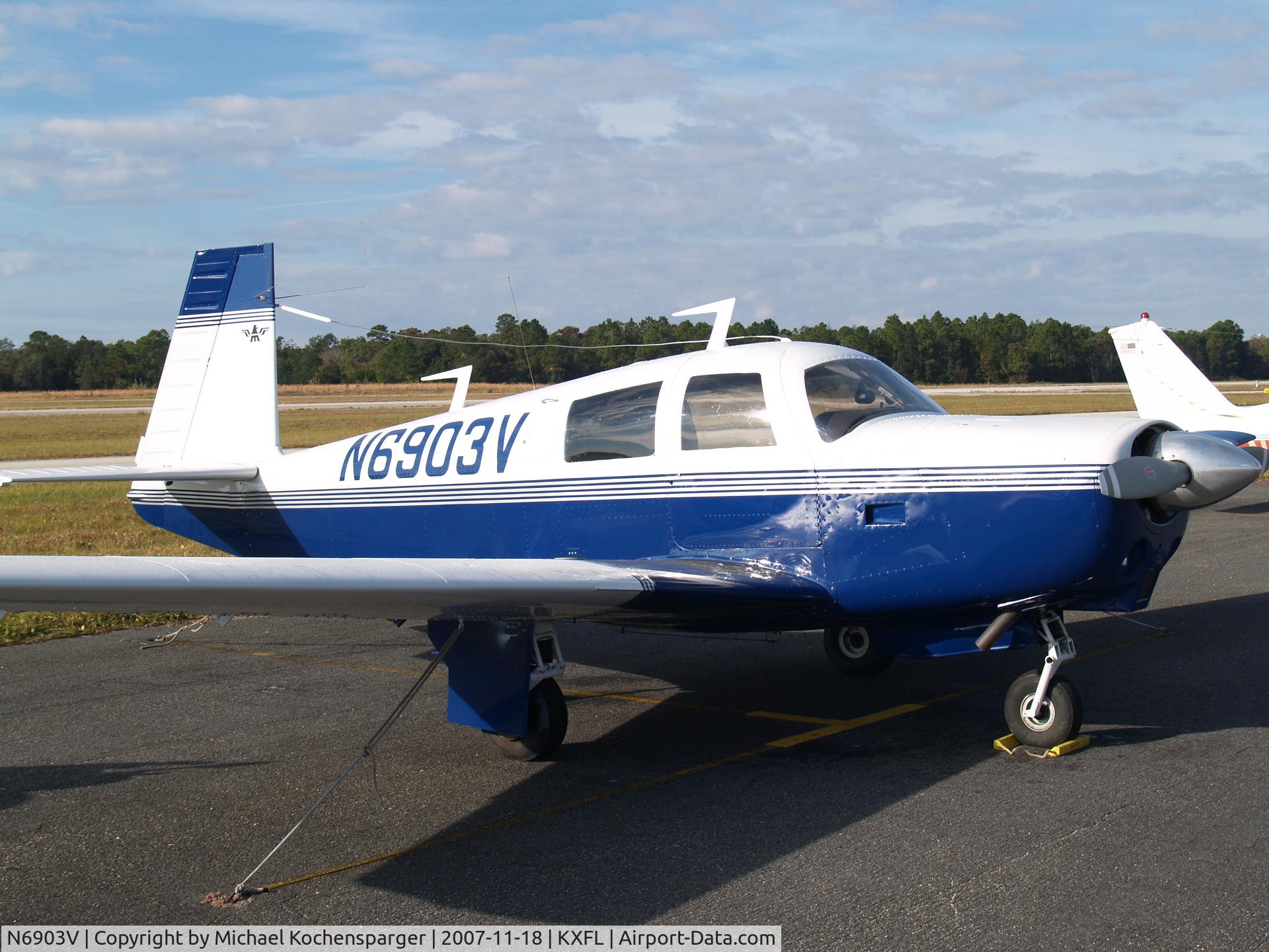 N6903V, 1975 Mooney M20C Ranger C/N 20-1173, Owned by Michael Kochensparger