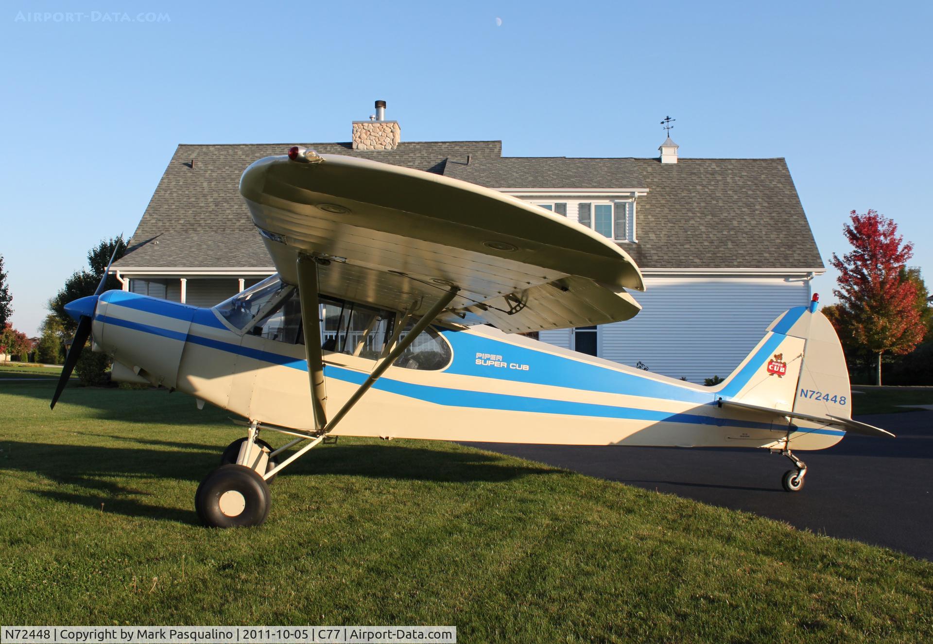 N72448, 1957 Piper PA-18 C/N 185841, Piper PA-18