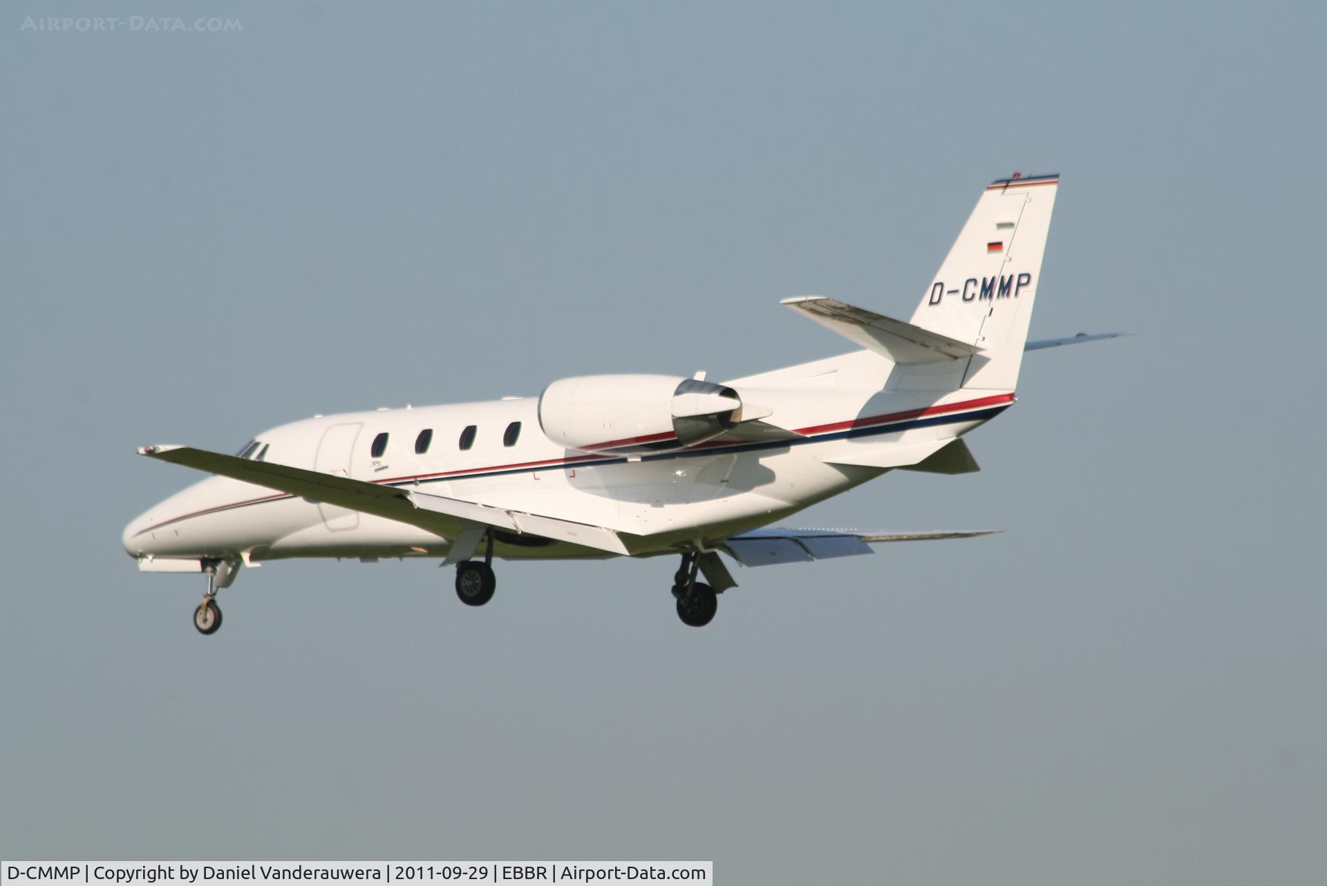 D-CMMP, 2007 Cessna 560 Citation Excel XLS C/N 560-5719, Descending to RWY 25L
