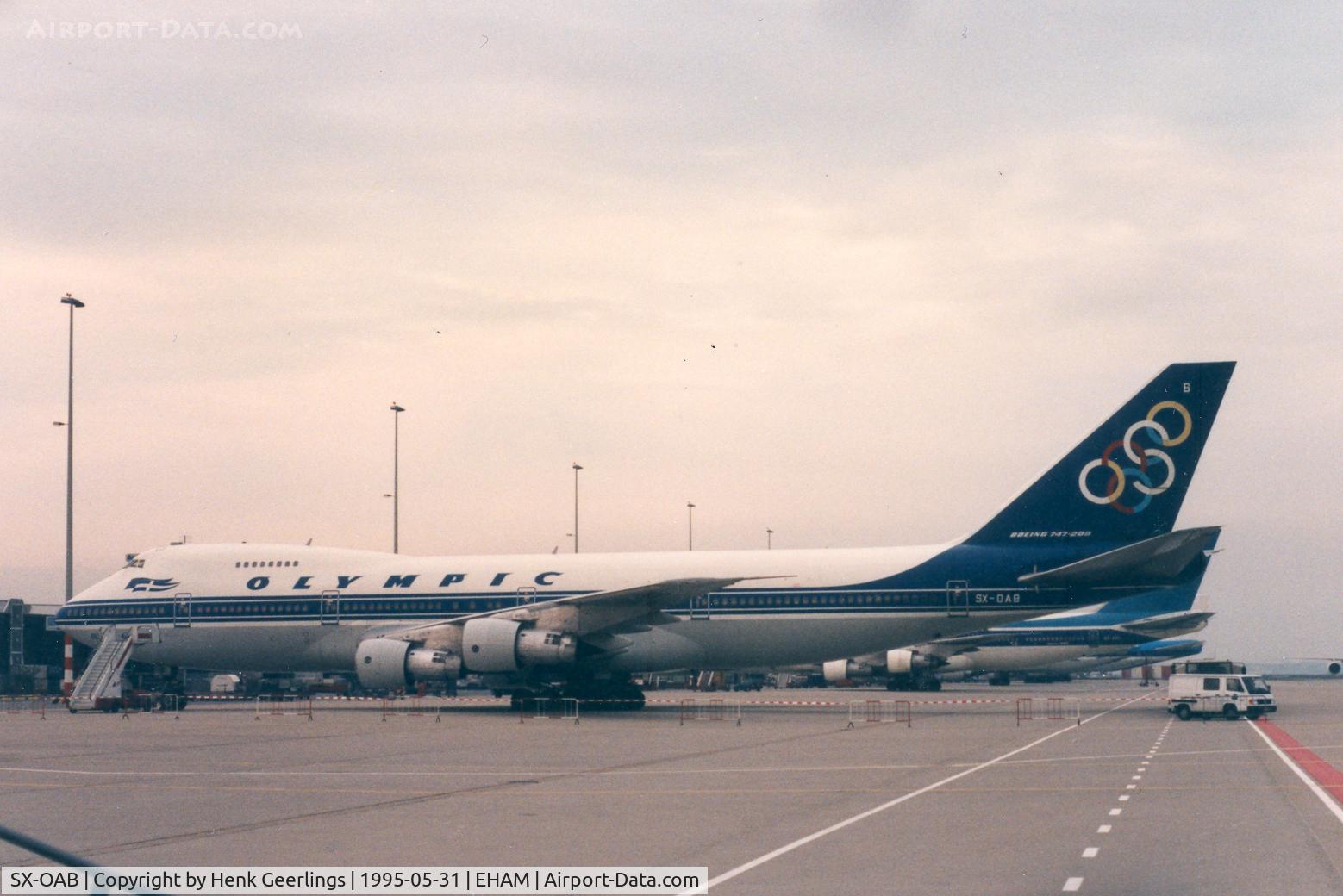 SX-OAB, 1973 Boeing 747-284B C/N 20825, Olympic