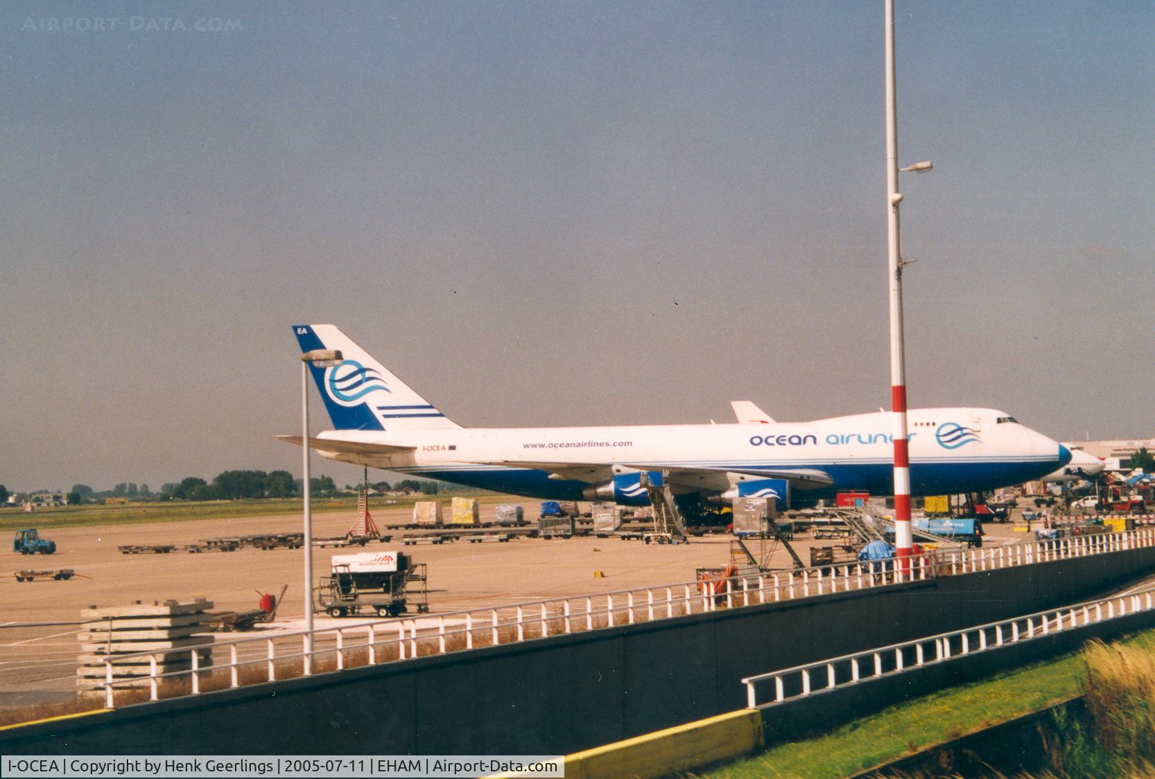 I-OCEA, 1978 Boeing 747-230F C/N 21592, Ocean Airlines