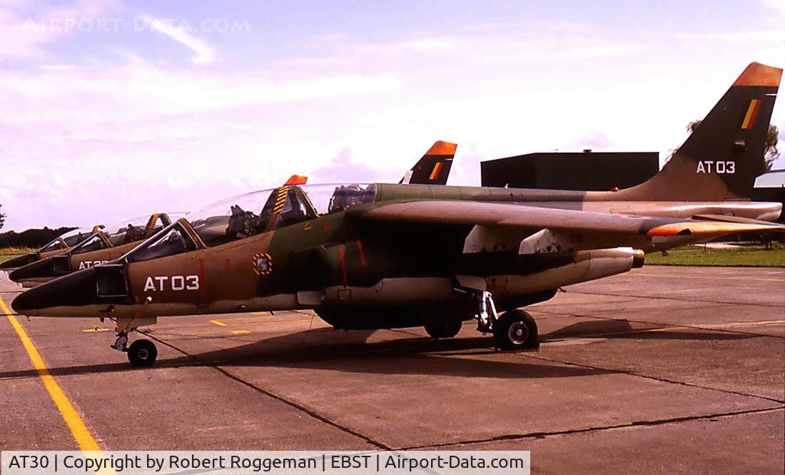 AT30, Dassault-Dornier Alpha Jet 1B C/N B30/1145, 1980's.