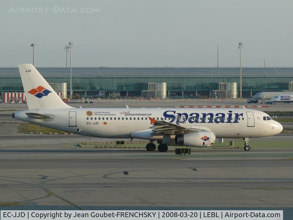 EC-JJD, 2005 Airbus A320-232 C/N 2479, departure to Palma