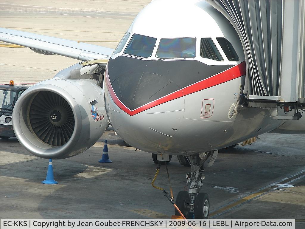 EC-KKS, 2007 Airbus A319-111 C/N 3320, old colors