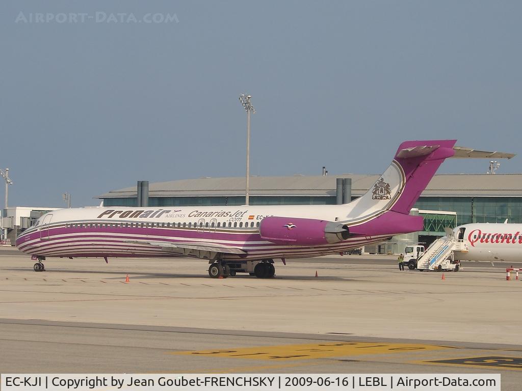 EC-KJI, 1990 McDonnell Douglas MD-87 (DC-9-87) C/N 49836, PRONAIR