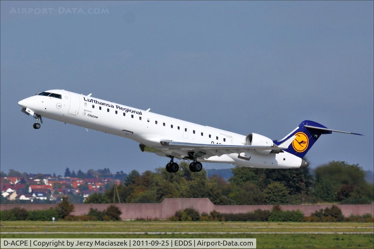 D-ACPE, 2001 Bombardier CRJ-701ER (CL-600-2C10) Regional Jet C/N 10027, Canadair RJ700, c/n: 10027