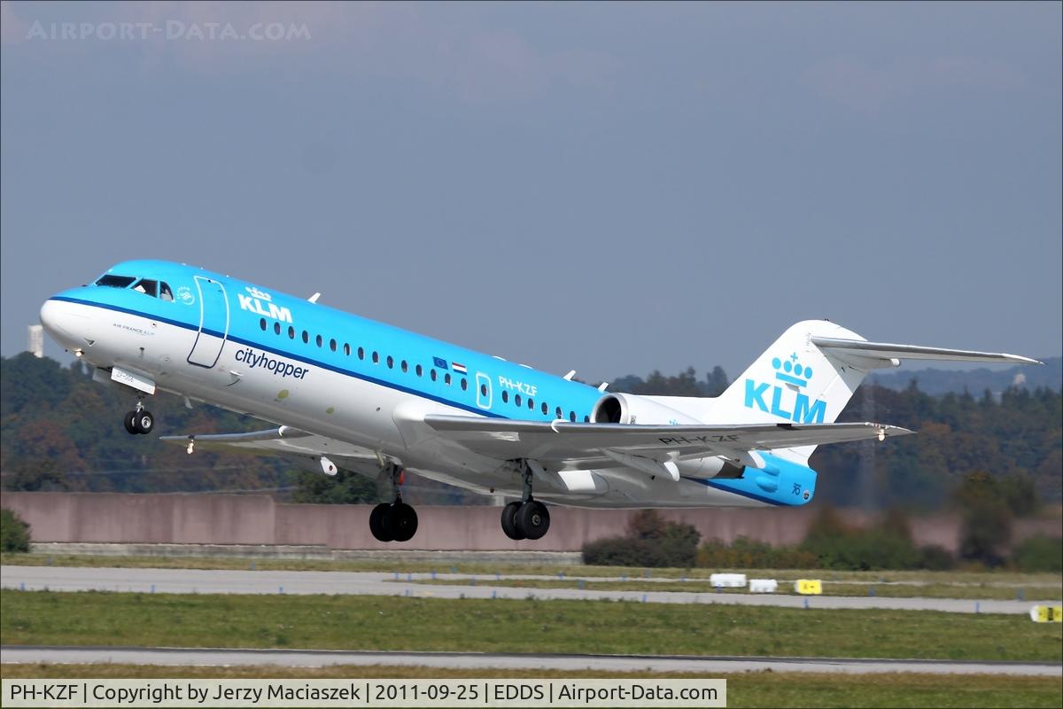 PH-KZF, 1996 Fokker 70 (F-28-0070) C/N 11577, Fokker 70
