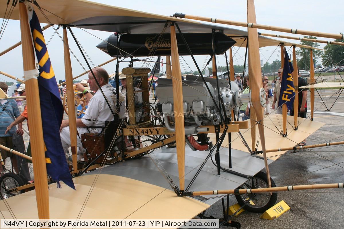 N44VY, Curtiss D Pusher Replica C/N 01BC, Curtis Pusher