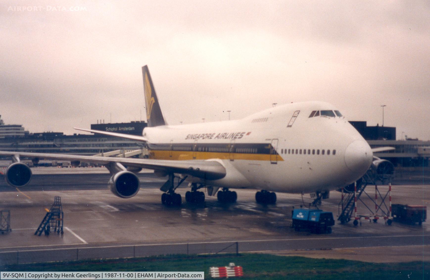 9V-SQM, 1980 Boeing 747-212B C/N 21938, Singapore Airlines