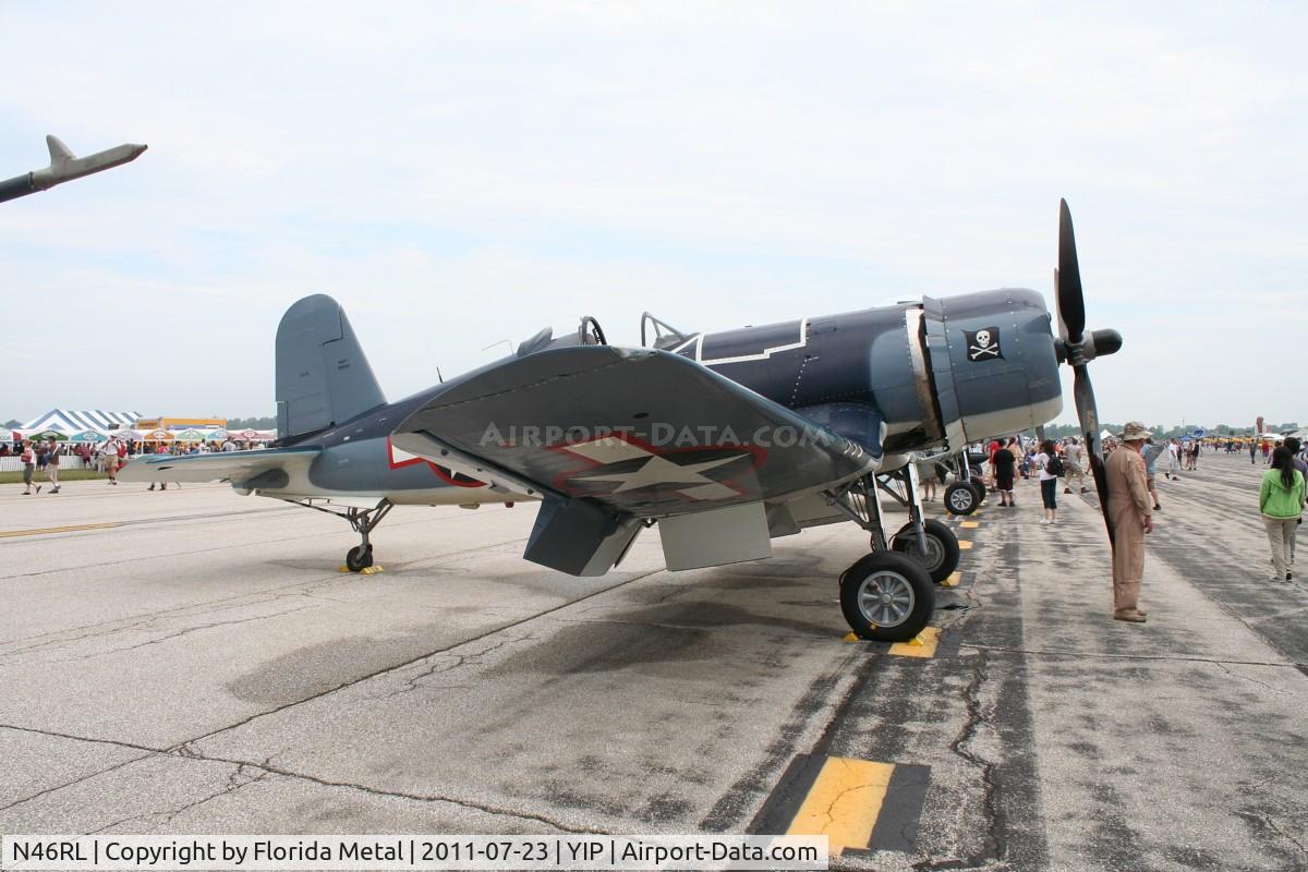 N46RL, 1945 Goodyear FG-1D Corsair C/N Not found (92508/N46RL), FG-1D Corsair