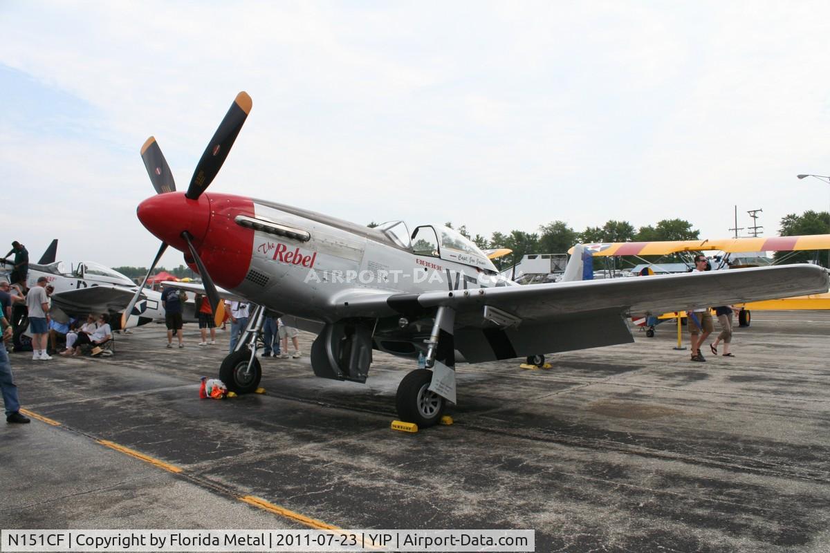N151CF, 1944 North American P-51D Mustang C/N 44-84933N, P-51D