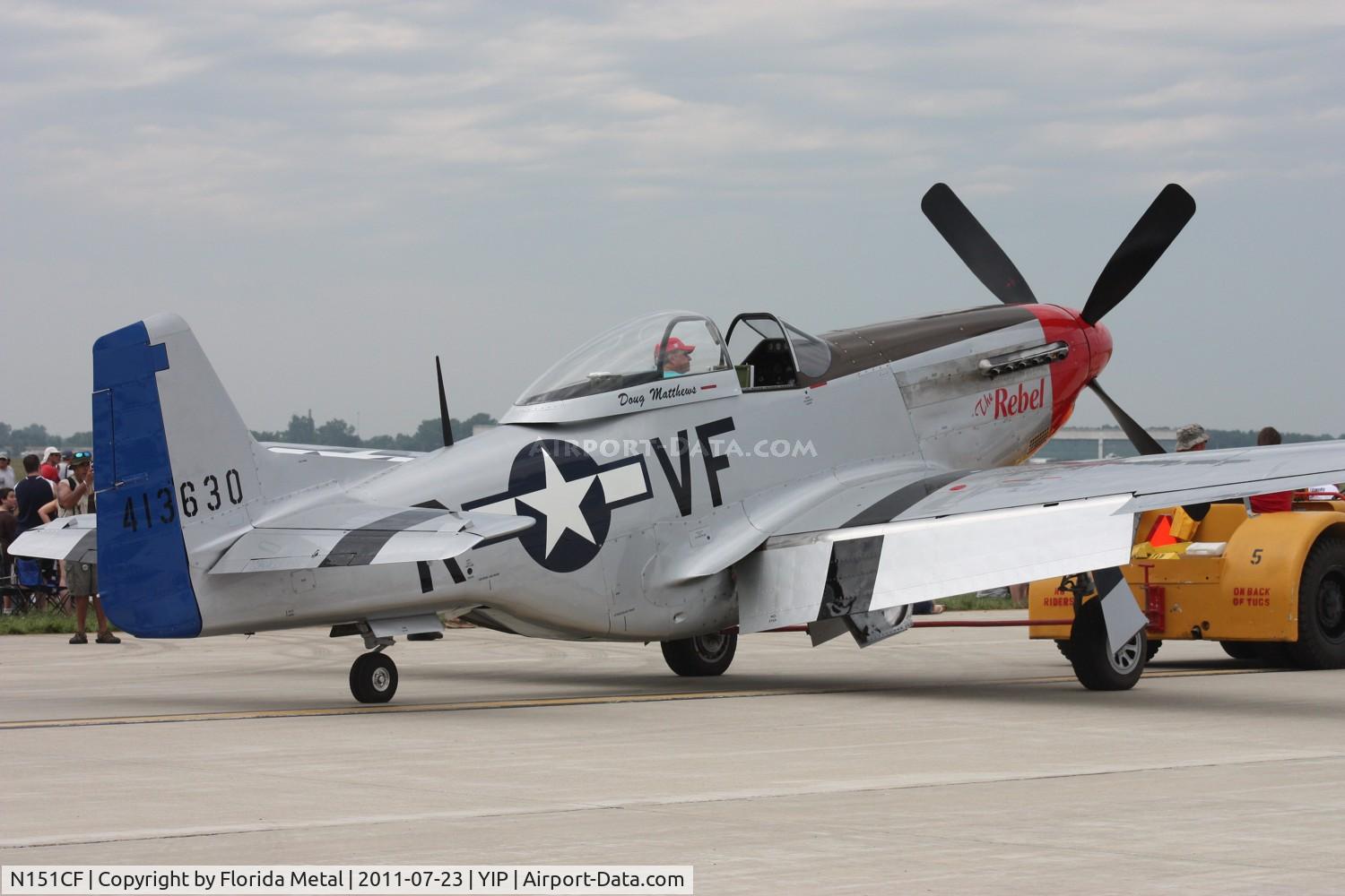 N151CF, 1944 North American P-51D Mustang C/N 44-84933N, P-51D