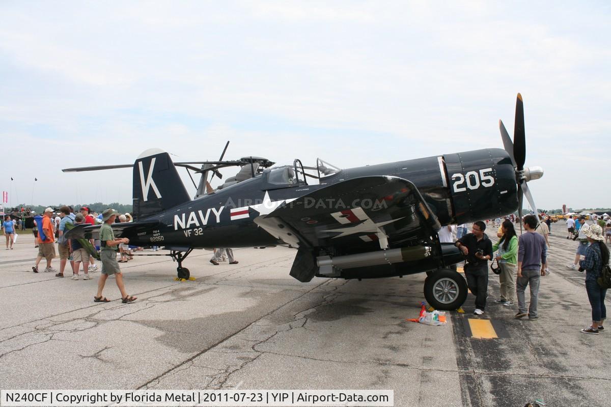 N240CF, 1945 Vought F4U-4 Corsair C/N 9513, F4U-4