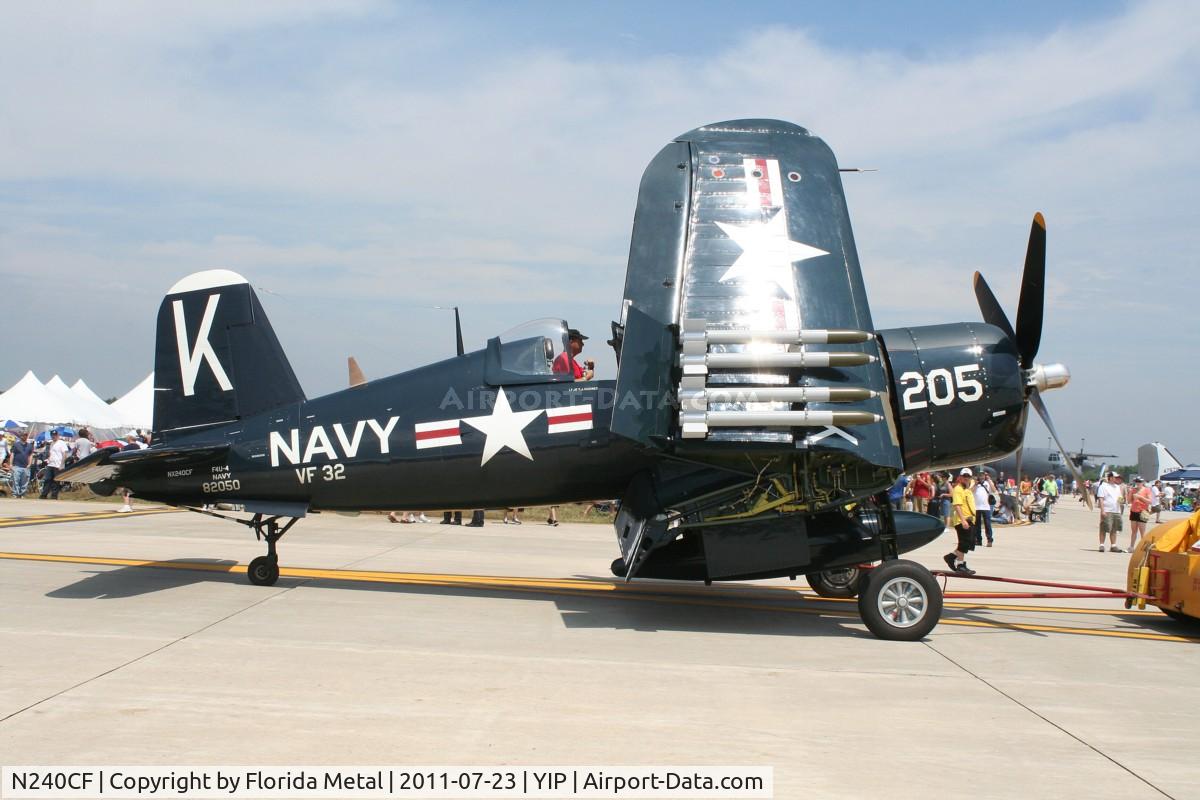 N240CF, 1945 Vought F4U-4 Corsair C/N 9513, F4U-4