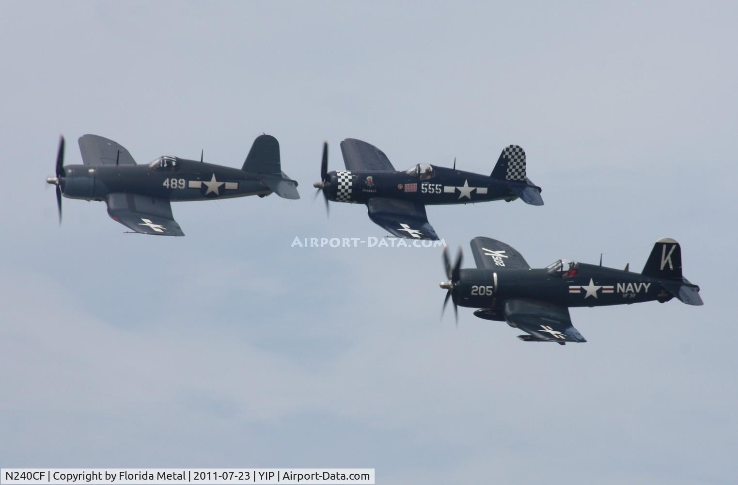 N240CF, 1945 Vought F4U-4 Corsair C/N 9513, F4U-4