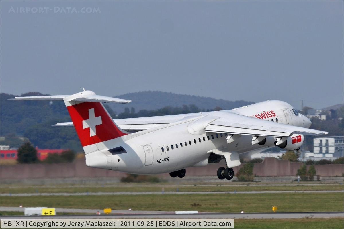 HB-IXR, 1996 British Aerospace Avro 146-RJ100 C/N E3281, Avro 146 RJ-100