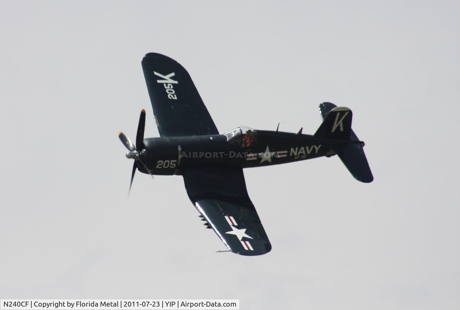 N240CF, 1945 Vought F4U-4 Corsair C/N 9513, F4U-4