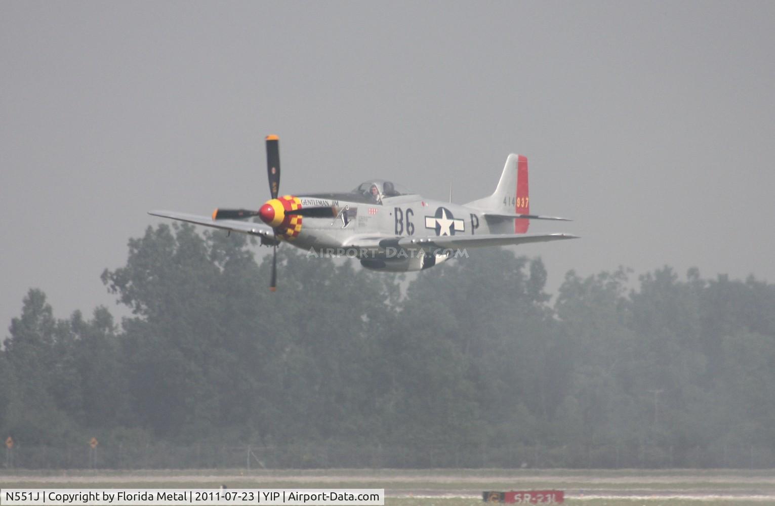 N551J, 1957 North American P-51D Mustang C/N 44-74230, Jimmy Leeward doing a Dale Snodgrass style low pass