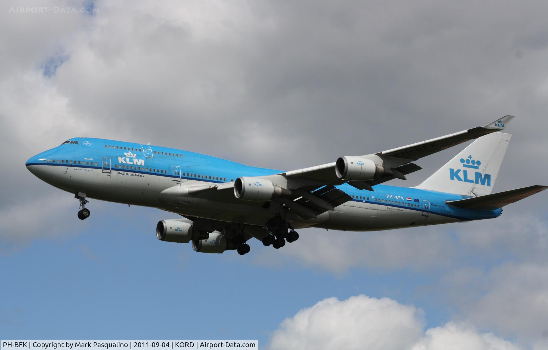 PH-BFK, 1991 Boeing 747-406BC C/N 25087, Boeing 747-400