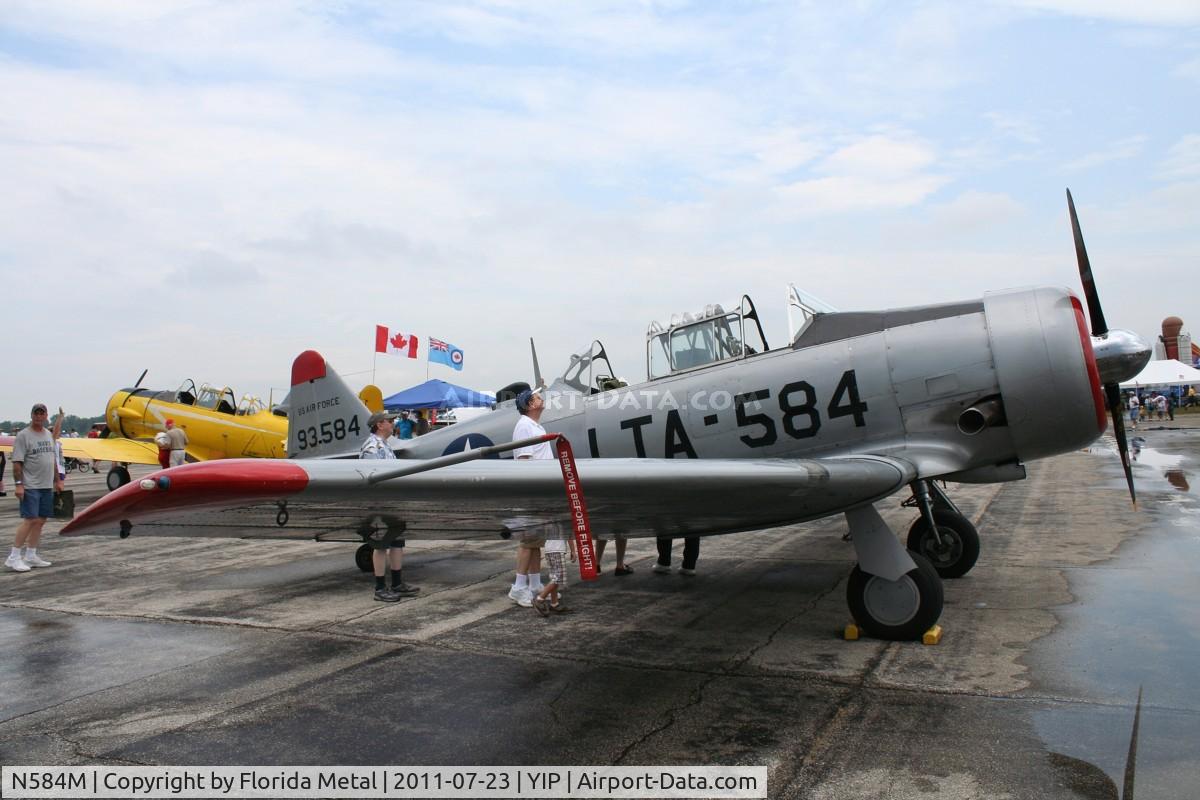 N584M, 1958 North American T-6G Texan C/N 168-92, T-6G Texan