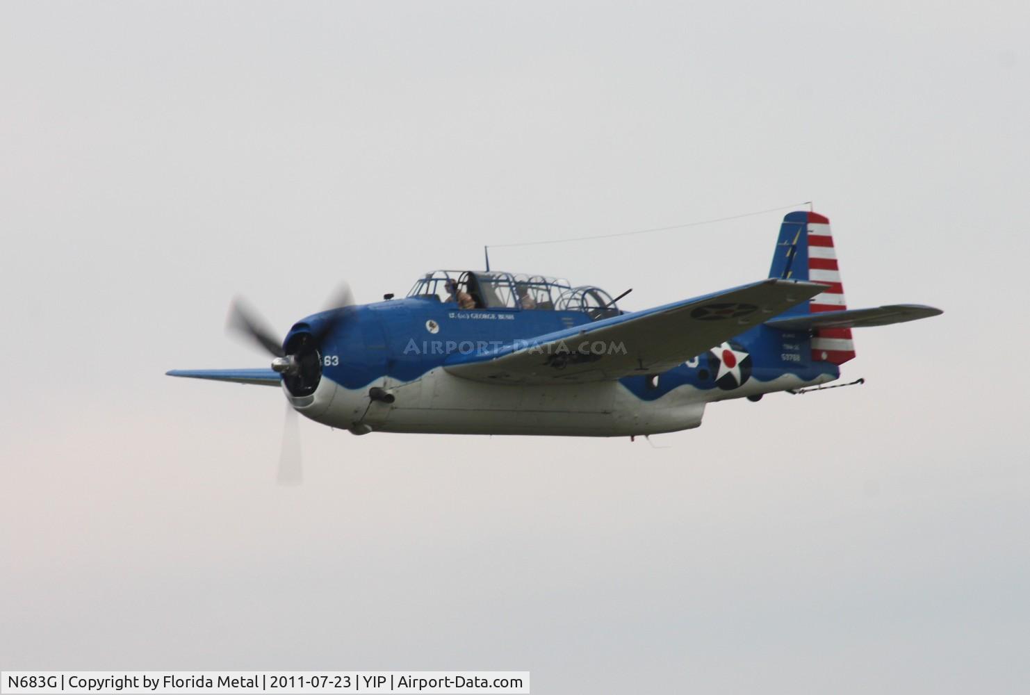 N683G, 1943 Grumman TBM-3E Avenger C/N 53768, TBM-3