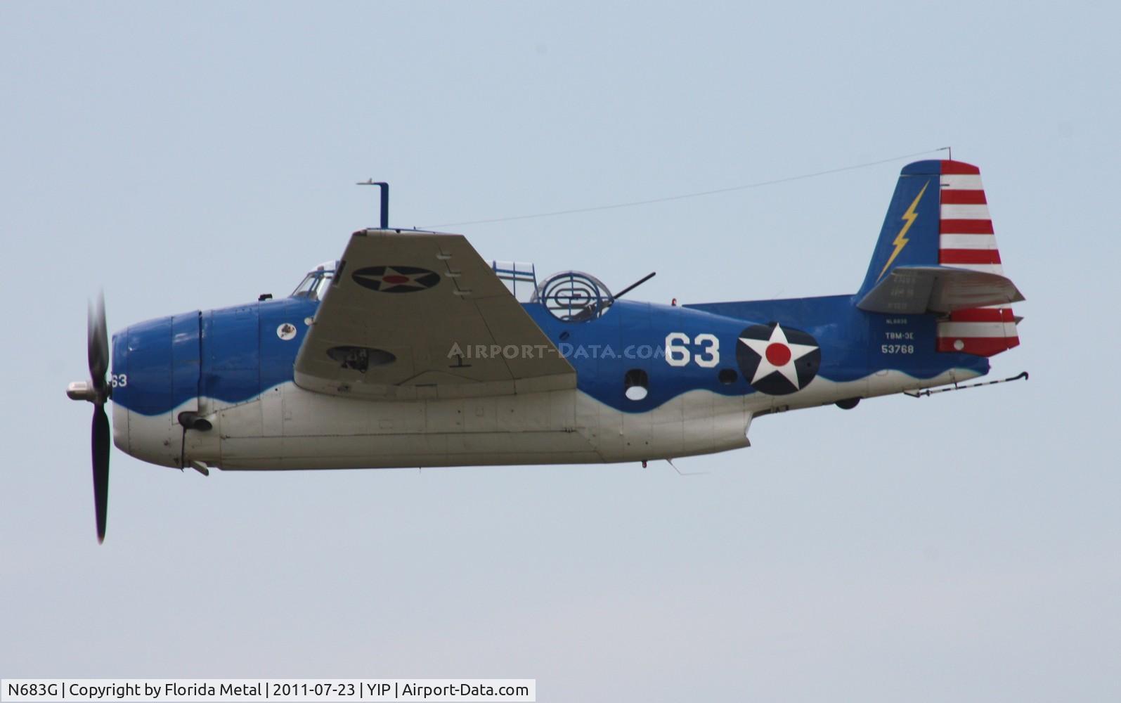 N683G, 1943 Grumman TBM-3E Avenger C/N 53768, TBM-3