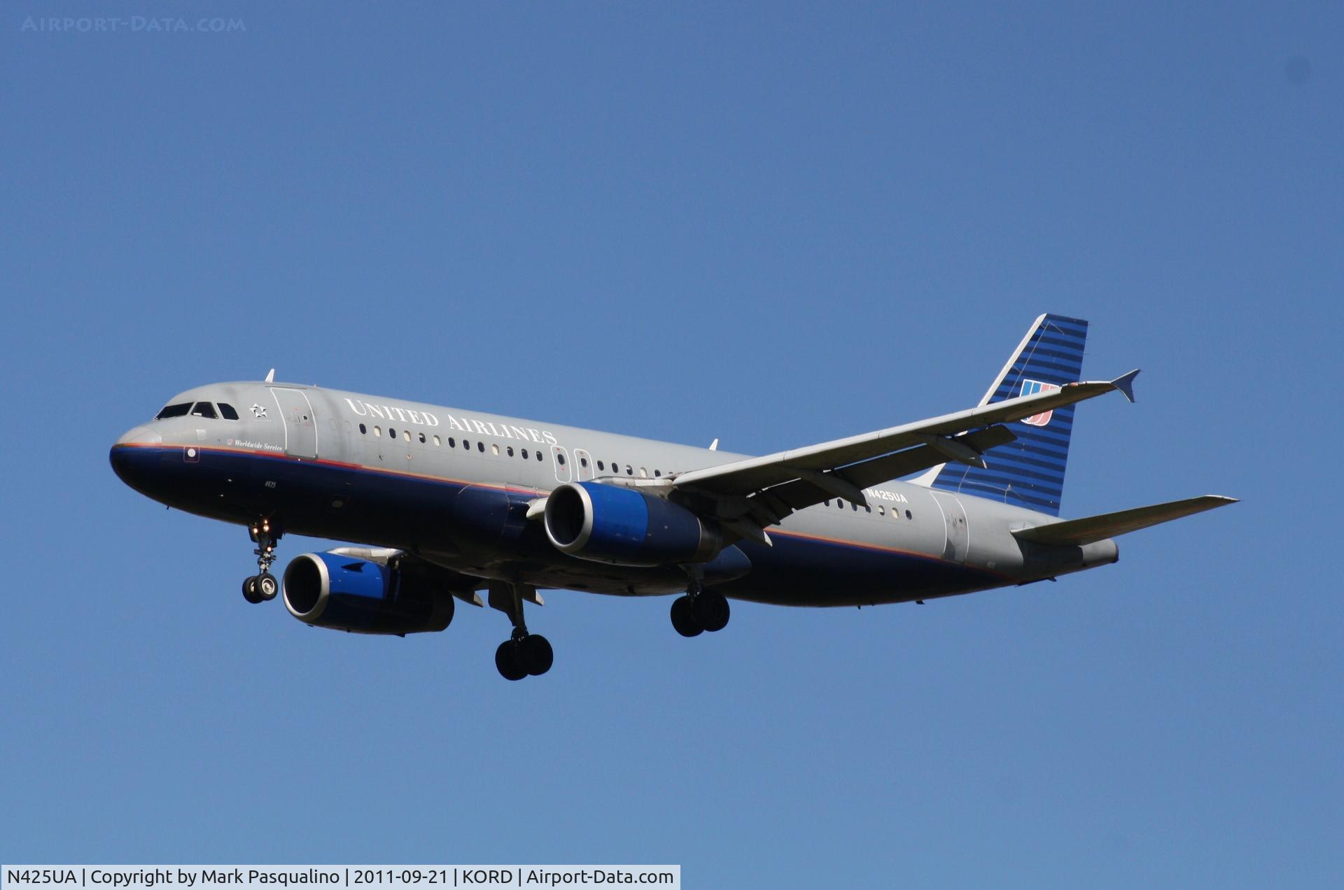 N425UA, 1995 Airbus A320-232 C/N 508, Airbus A320
