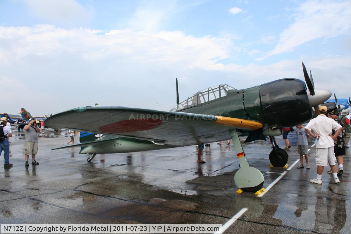 N712Z, 1942 Mitsubishi A6M3 Reisen (Zero) C/N 3869, A6ME Zero