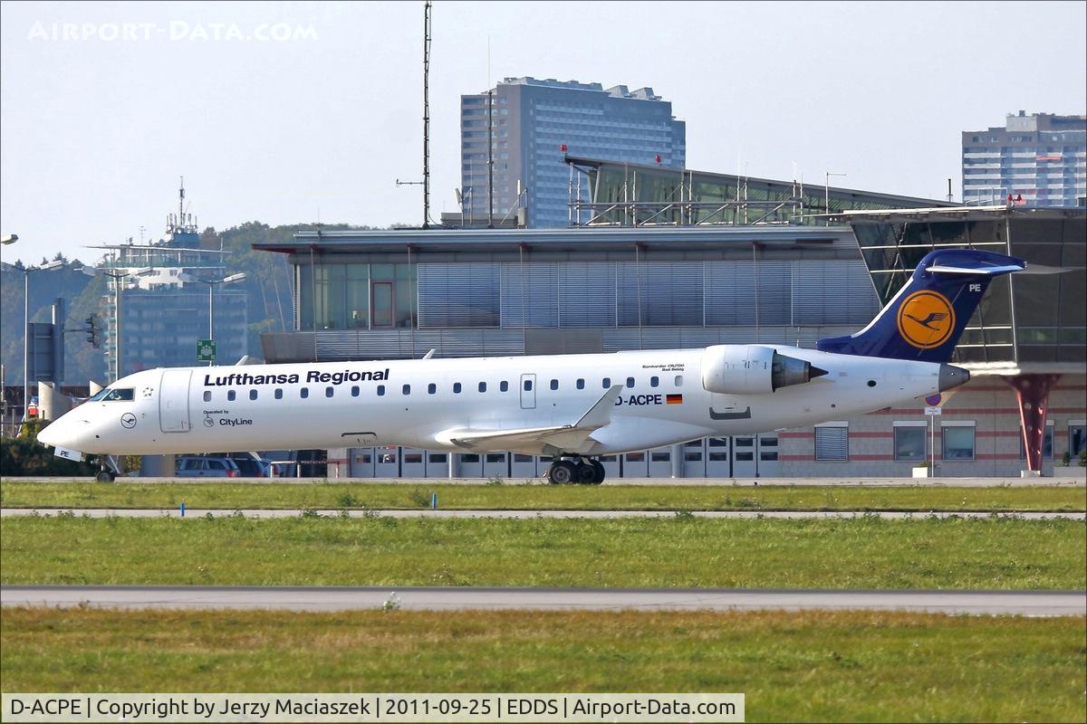 D-ACPE, 2001 Bombardier CRJ-701ER (CL-600-2C10) Regional Jet C/N 10027, Canadair RJ700