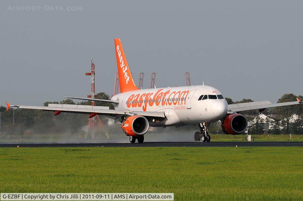 G-EZBF, 2006 Airbus A319-111 C/N 2923, easyJet
