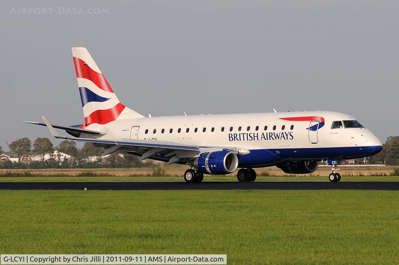 G-LCYI, 2010 Embraer 170STD (ERJ-170-100STD) C/N 17000305, British Airways