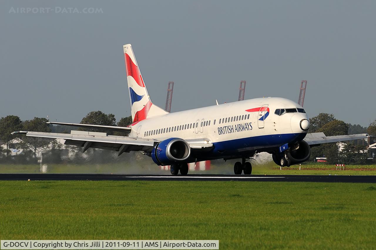 G-DOCV, 1992 Boeing 737-436 C/N 25855, British Airways