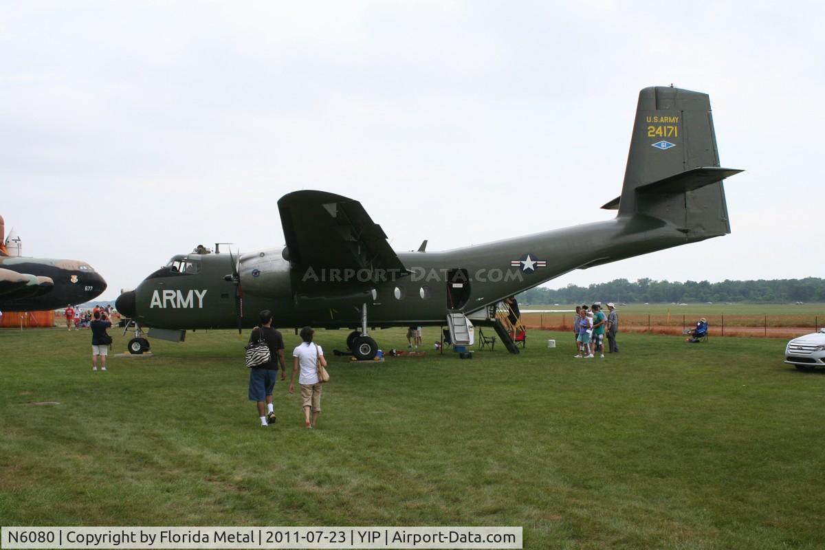 N6080, 1958 De Havilland Canada DHC-4A Caribou C/N 2, C-7 Caribou