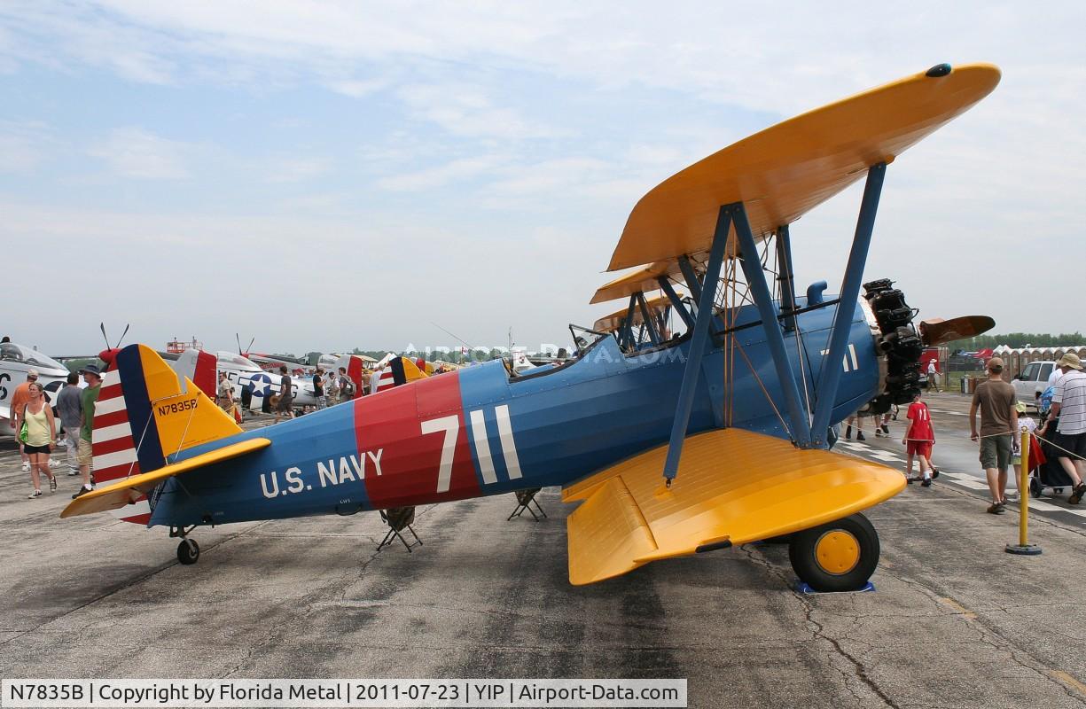 N7835B, Boeing A75N1(PT17) C/N 75-4587, PT-17