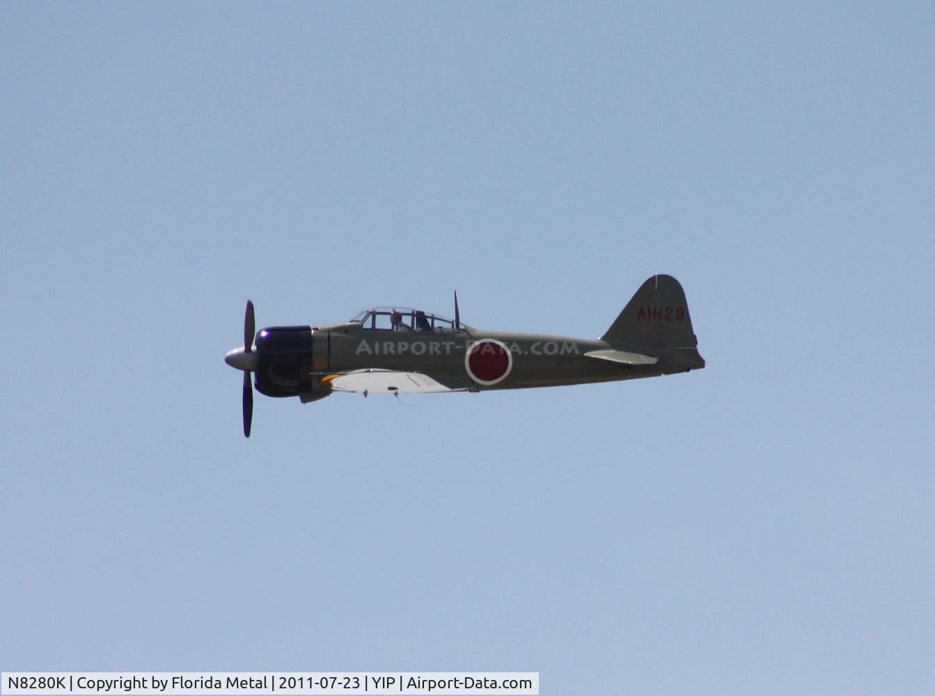 N8280K, 1941 Nakajima A6M2 Model 21 C/N 1498, A6M2 Model 21